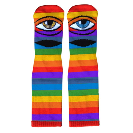 Calcetines Toy Machine Sect Eye Rainbow