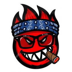 Spitfire Sticker Skate Hell Ride 
