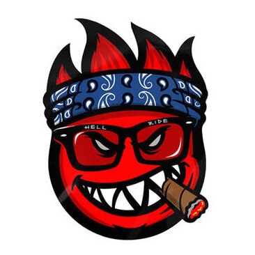 Spitfire Hell Ride Aufkleber