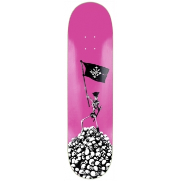 Disorder Skull Pile 8.5 X 32 Pink Planche Skateboard