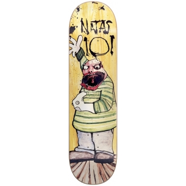 1O1 Natas Sock Puppet Ht Yellow 8.25 X 32.1 Skateboard Deck