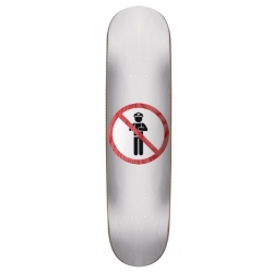 Thank You Skateboard Deck Go Skateboarding 8.5 White 