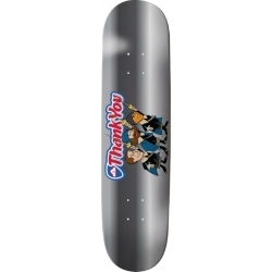 Thank You Skateboard Deck Musketeers 8.25 Silver Foil 