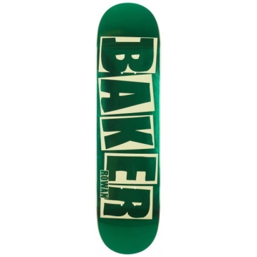 Baker Brand Logo Rz Grn Foil B2 8.0 X 32 Skateboard Deck