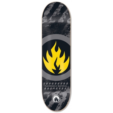 Black Label Circle Flame 8.38 X 32.5 14.5 Planche Skateboard