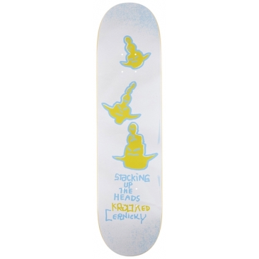 Krooked Stack Cernicky White 8.06 X 31.8 Skateboard Deck