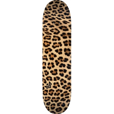 Mini Logo Fin Fur Feather 18 Leopard Fur 7.75 X 31.08 Skateboard Deck