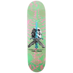 Powell Peralta Skateboard Deck Ps Skull and Sword Pink Green 8.0 X 31.45 