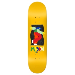 Real Skateboard Deck Mason By Marbie Yellow 8.5 X 31.85 - 14.25 