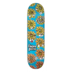 Santa Cruz Skateboard Deck Delfino Wildflower Vx Deck 8.25 X 31.60 