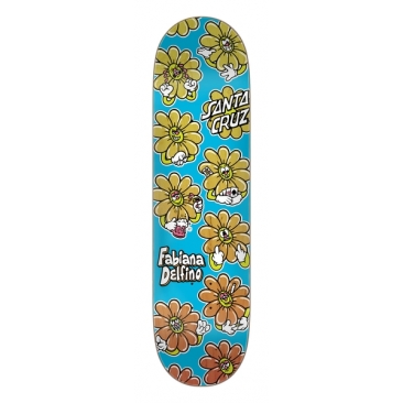 Santa Cruz Delfino Wildflower Vx Deck 8.25 X 31.60 Tavola da skateboard