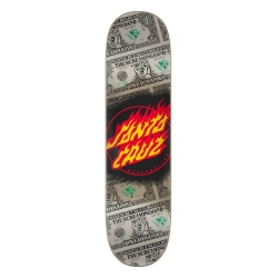 Santa Cruz Skateboard Deck Dollar Flame Dot 8.0 X 31.6 