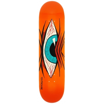 Toy Machine Mad Eye Orange Pp 8.0 X 31.63 Skateboard Deck