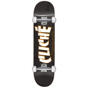 Cliché 8.0 X 31.56 Banco Charcoal Skateboard complet