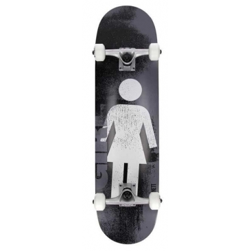Girl 7.75 X 31.125 Bennett Roller Glow Skateboard complet