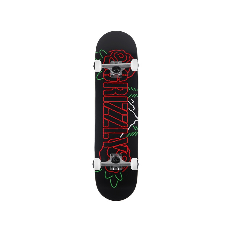 Grizzly skateboard complet 8.0 Rosebud Black