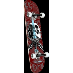 Powell Peralta 7.5 X 28.65 Skull and Sword Burgundy 