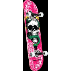 Powell Peralta 7.75 X 31.08 Skull and Snake Pink 