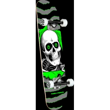 Powell Peralta 8.0 X 31.45 Ripper Silver Green Skateboard complet