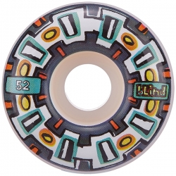 Blind Roues Skateboard 52mm Round Space V2 Navy 101a 