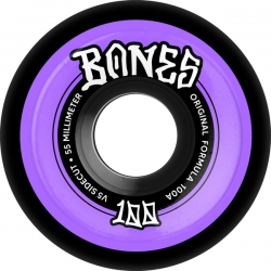 Bones 100's 55mm V5 100a Black 