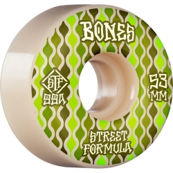 Bones Roues Skateboard Stf 53mm V2 Retros 99a White Locks 