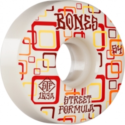 Bones Roues Skateboard Stf 54mm V3 Retros 103a White Slims 
