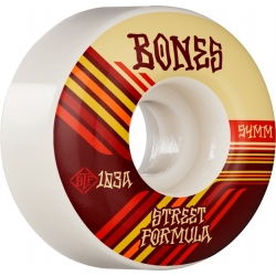 Bones Ruote Stf 54mm V4 Retros 103a White Wide 