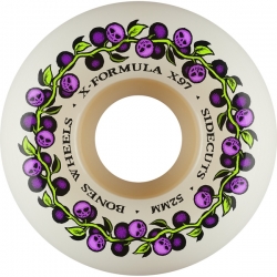 Bones Roues Skateboard Xf 52mm V5 97a Skull Berries Sidecut 