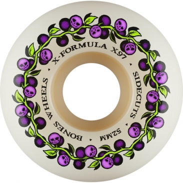 Bones Xf 52mm V5 97a Skull Berries Sidecut Wheels