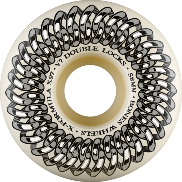 Bones Xf 58mm V7 97a Double Lock Wheels
