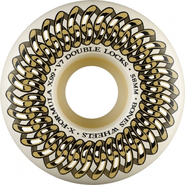 Bones Xf 58mm V7 99a Double Lock Wheels