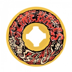 Santa Cruz Roues Skateboard 53mm Vomit Mini Ii Orange 97a 