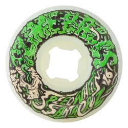 Santa Cruz Roues Skateboard 54mm Vomit Ii White Green 97a 