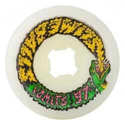 Santa Cruz Wheels 60mm Snake Vomits Wht Pink 97a 