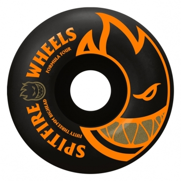 Spitfire 53mm F4 99d Black Orange Bighead Roues Skateboard