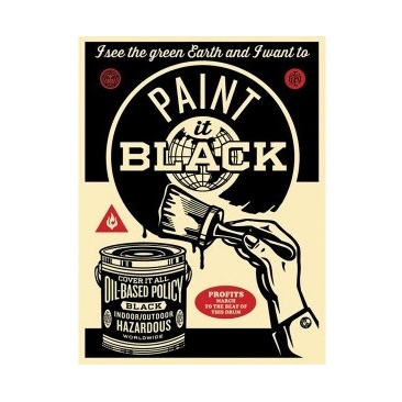 Obey Paint It Black Sticker