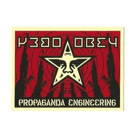 Sticker Obey Propaganda Engineering