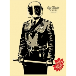 Obey Aufkleber Mein Florist ist ein Schwanz 