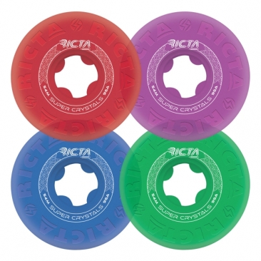 Ricta 54mm Super Crystals Trans Mix Up 95a Roues Skateboard