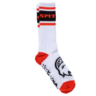 Spitfire Classic 87 Bighead White Red Black Chaussettes