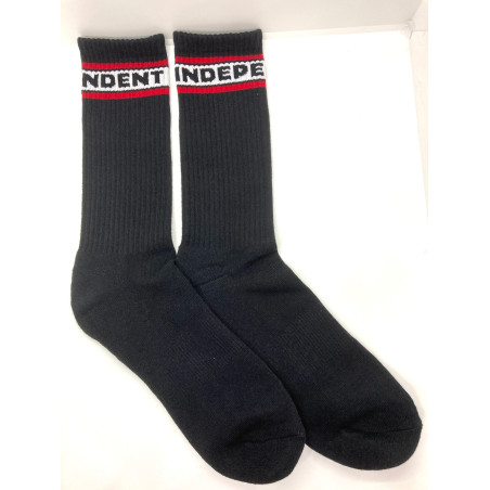 Calcetines Independent Bar Logo Crew Black