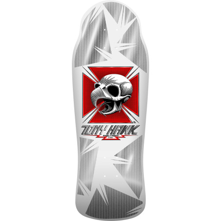 Skateboard Deck Powell Peralta Bones Brigade Serie 17 Tony Hawk 10.38 X 30.25 White