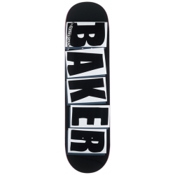 Baker Planche Skateboard Brand Logo Blk Wht 8.125 X 31.5 