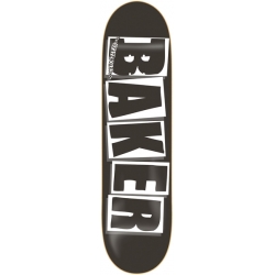 Baker Planche Skateboard Brand Logo Blk Wht 8.25 X 31.75 