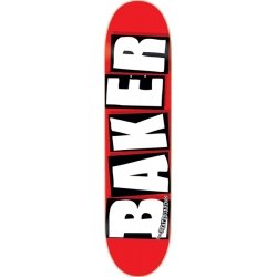 Baker Planche Skateboard Brand Logo White 8.25 X 31.75 