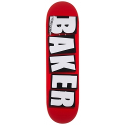 Baker Planche Skateboard Brand Logo White 8.6 X 32.25 