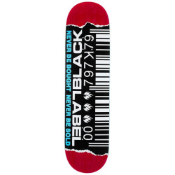 Black Label planche skateboard Barcode Ripped 8.5 X 32.38 14.5