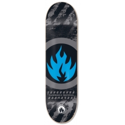 Black Label Planche Skateboard Circle Flame 8.25 X 32.12 14.25 