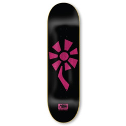 Black Label planche skateboard Flower Power 8.25 X 32.12 Black Pink